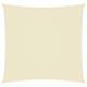 vidaXL Sunshade Sail Oxford Fabric Square 7x7 m Cream