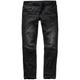 Mey & Edlich Herren Jeans-Hose Slim Fit Schwarz einfarbig