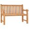 vidaXL Garden Bench 114 cm Solid Teak Wood