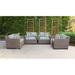 Florence 4 Piece Outdoor Wicker Patio Furniture Set 04i