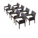 8 Belle Dining Chairs With Arms