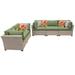 Monterey 5 Piece Outdoor Wicker Patio Furniture Set 05d