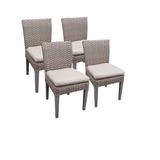 4 Florence Armless Dining Chairs