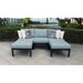 Lexington 5 Piece Outdoor Aluminum Patio Furniture Set 05e