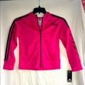 Adidas Jackets & Coats | Adidas Hooded Jacket Girls M (10/12) Hot Pink/Black | Color: Black/Pink | Size: Mg