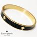 Kate Spade Jewelry | Kate Spade Spade Bangle | Color: Black/Gold | Size: 8” Circumference