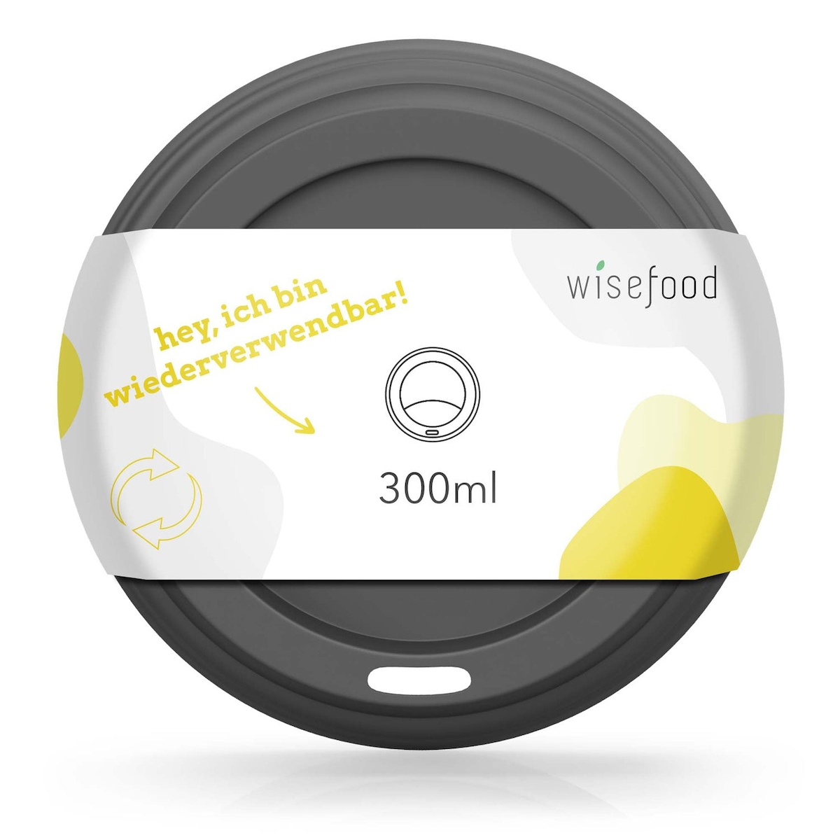 Wisefood Mehrwegdeckel (schwarz) Image