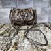 Coach Bags | Coach Snakeskin Embossed Crossbody Bag W/ Buckle | Color: Brown/Tan | Size: Os