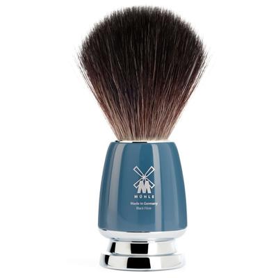 Mühle RYTMO Rasierpinsel, Black Fibre Griffmaterial Edelharz petrol Herren
