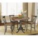 Longshore Tides Doorfield 5 - Piece Extendable Solid Wood Dining Set Wood in Black/Brown | Wayfair B79E999FD6BA45B485E07D22DC54F77E