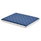 Midwest Homes for Pets Quiet Time Couture Paxton Pet Bed Polyester/Memory Foam/Cotton/Fleece in Blue | 2 H x 30 W x 21 D in | Wayfair 40730-BLD