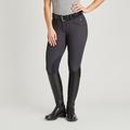 Hadley Mid - Rise Breeches by SmartPak - Knee Patch - 34L - Shadow - Smartpak