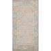 Vegetable Dye Oushak Turkish Rug Hand-knotted Traditional Wool Carpet - 2'0" x 4'1"