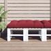 vidaXL Chair Cushion Outdoor Patio Pallet Seat Cushion Sofa Chair Pad Fabric