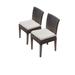 2 Belle Armless Dining Chairs