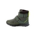 Jack Wolfskin Polar Bear Texapore MID VC K Backpacking Boot, Green/Yellow, 13 UK Child