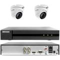 Kit videosorveglianza Hikvision cloud dvr 4 canali 2 telecamere 4MP hd 2 tb