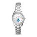 Women's Fossil Silver SUNY Fashion Institute of Technology Tigers Scarlette Mini Three-Hand Date Watch