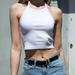 Brandy Melville Tops | Brandy Melville Laura Halter Top In White | Color: White | Size: S