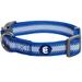 Essentials Navy Blue Reflective Adjustable Dog Collar, Medium