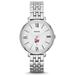 Women's Fossil Silver Marist Red Foxes Jacqueline Stainless Steel Watch