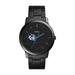 Fossil Black Central Connecticut State Blue Devils The Minimalist Slim Stainless Steel Watch