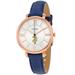 Women's Fossil Navy Birmingham-Southern Panthers Jacqueline Leather Watch