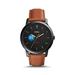 Fossil Black SUNY Fashion Institute of Technology Tigers The Minimalist Slim Light Brown Leather Watch