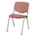 KFI Studios Kool Armless Stackable Chair Plastic/Acrylic/Plastic/Metal in Gray/Blue | 31 H x 20.5 W x 21.25 D in | Wayfair 2300-P20