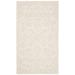 White 24 x 0.63 in Indoor Area Rug - Rosdorf Park Marys Handmade Tufted Wool Ivory Area Rug Wool | 24 W x 0.63 D in | Wayfair