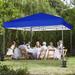 Yaheetech 12 Ft. W X 12 Ft. D Metal Pop-Up Canopy Metal/Soft-top in Blue | 114.57 H x 144 W x 144 D in | Wayfair 612463 Blue