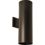 Progress Lighting 6in Cyl Rnds 18 Inch Tall 2 Light LED Outdoor Wall Light - P560293-020-30