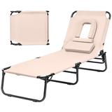 Folding Guest Bed Portable Single Sleeper Bed with Wheels