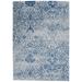 Nourison Damask Distressed Contemporary Area Rug