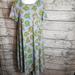 Lularoe Dresses | Lularoe Collection Disney Carly Gray & Green Dress Size S Kermit Muppetspit To | Color: Gray/Green | Size: S