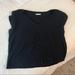 Madewell Tops | Madewell V-Neck Tee | Color: Black | Size: L