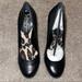Jessica Simpson Shoes | Jessica Simpson Jessica Black Leather Heels | Color: Black | Size: 8.5