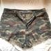 American Eagle Outfitters Shorts | Camo Hi-Rise Shorts | Color: Green | Size: 8