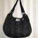 Coach Bags | Coach Black Nylon Leather Trim Shoulder Bag | Color: Black | Size: Os