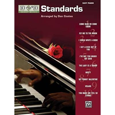 10 For 10 Sheet Music Standards: Easy Piano Solos