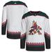 Men's adidas White Arizona Coyotes Away Primegreen Authentic Blank Jersey