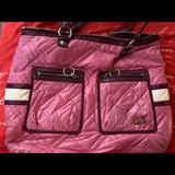 Coach Bags | Authentic Multi Colored Coach Tote | Color: Pink/Purple | Size: Medium Tote