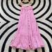 Free People Dresses | Free People Maxi Pink Button Boho Dress Xs Stretchy | Color: Pink | Size: Xs