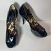 Jessica Simpson Shoes | Jessica Simpson Black Patent Leather Platform High Heel Peep Toe Size 10 Eur 40 | Color: Black | Size: 10