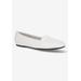 Women's Thrill Pointed Toe Loafer by Easy Street in White (Size 9 1/2 M)