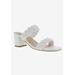 Women's Fuss Slide Sandal by Bellini in White Smooth (Size 10 M)
