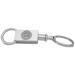Silver Rutgers Scarlet Knights Team Logo Two-Section Key Ring