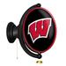 Wisconsin Badgers Logo 21'' x 23'' Rotating Lighted Wall Sign