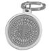 Silver UC Riverside Highlanders Team Logo Split-Wire Key Ring