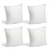 Alwyn Home Square Pillow Set of 4 Polyester/Polyfill/100% Cotton | 18 H x 18 W in | Wayfair ED4314EB54BA45B2A900ECC744CA99CE